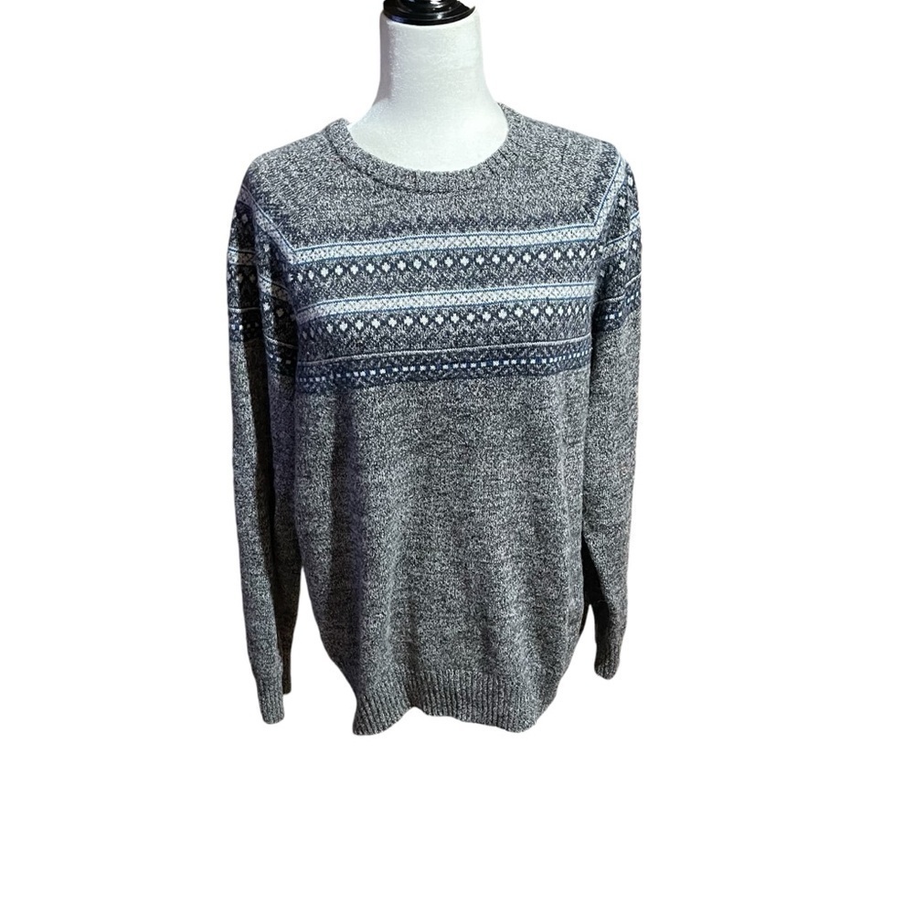 Urban Pipeline Fair aisle Style-Crew Neck-Long Sleeves-Wool Blend - Size XL
